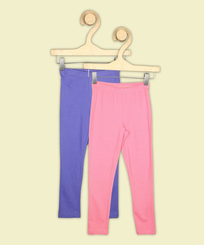 Legging For Girls  (Pink Pack of 2)