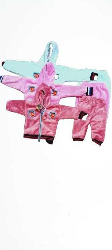 Baby Boys & Baby Girls Casual Jacket Pyjama  (Multicolor)
