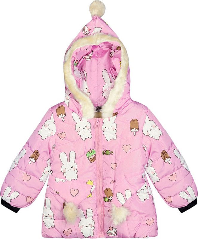 Baby Girls Printed Casual Jacket
