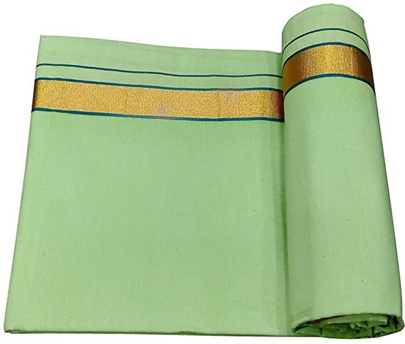 ABHIKRAM Striped Green Lungi