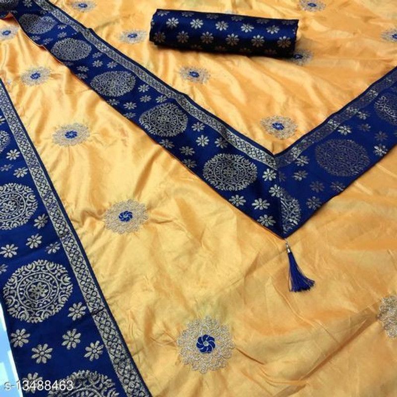 Daily Wear Pure Silk Saree  (Beige)