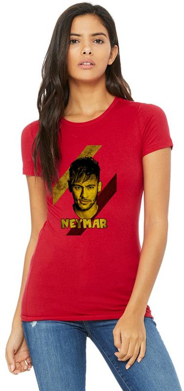 Women Typography Round Neck Pure Cotton Red T-Shirt