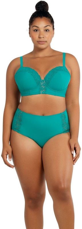 Women Balconette Lightly Padded Bra  (Green)
