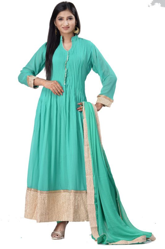 Women Georgette Kurta and Salwar Set