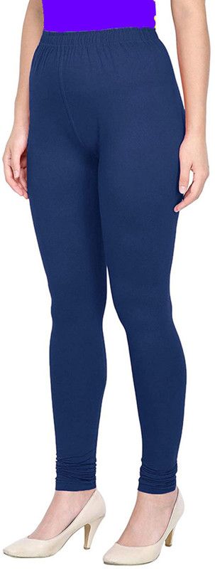 ADJ Churidar Western Wear Legging  (Blue, Solid)