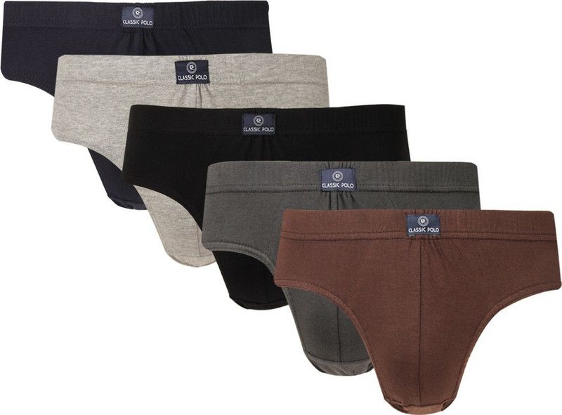 Pack of 5 Estima Solid Men Brief