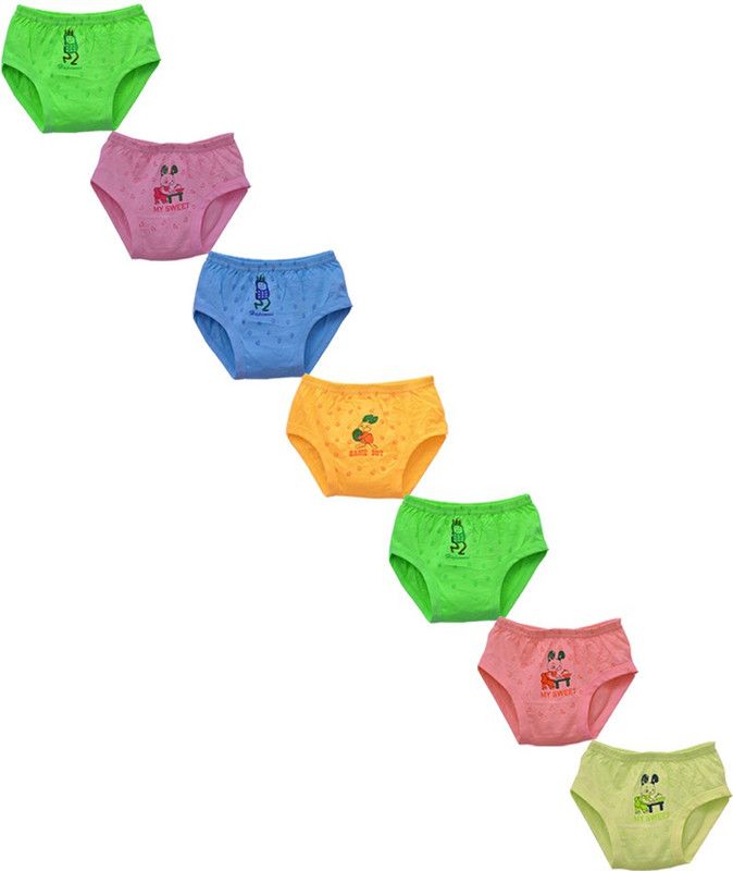Brief For Baby Boys  (Multicolor Pack of 7)