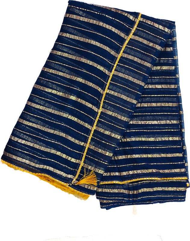 Banarasi Viscose Rayon Saree  (Blue)