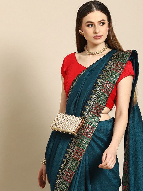 Dyed Bollywood Georgette Saree  (Maroon)