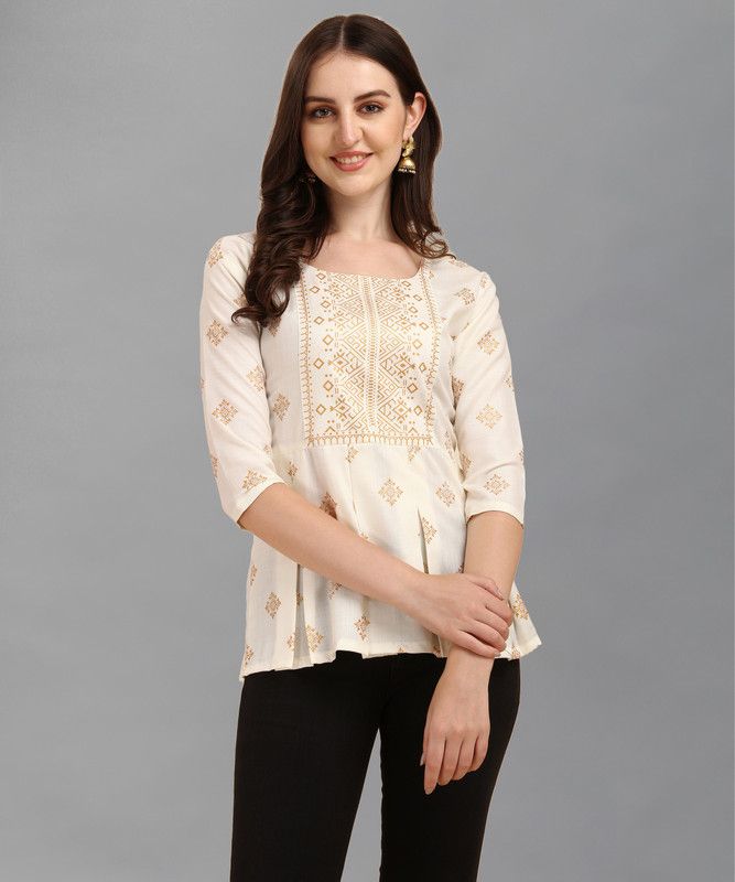Party Women Beige Top