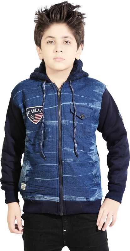 Boys Washed Casual Jacket