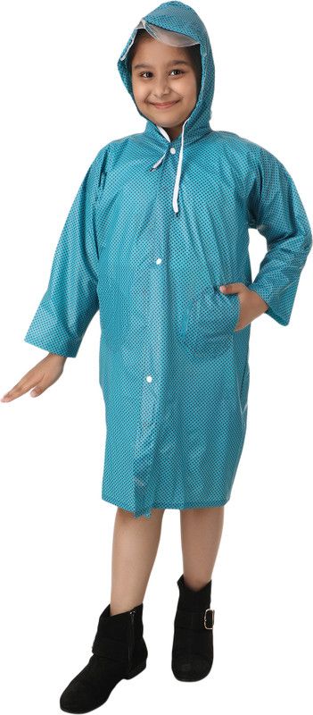Polka Print Boys & Girls Raincoat