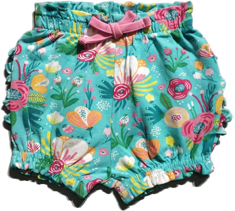 Short For Baby Girls Casual Self Design Cotton Blend  (Multicolor, Pack of 1)