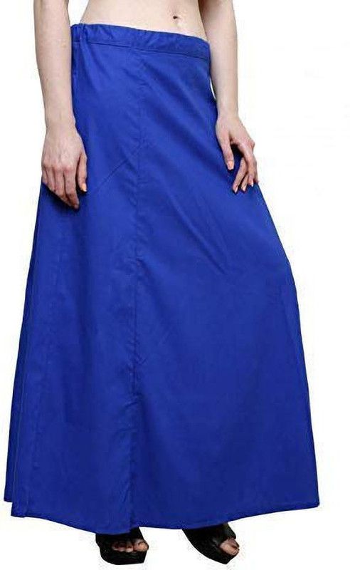 mahak creation M CREATION 208 ROYAL BLUE Pure Cotton Petticoat  (Free)