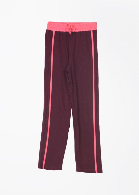 Track Pant For Girls  (Purple)
