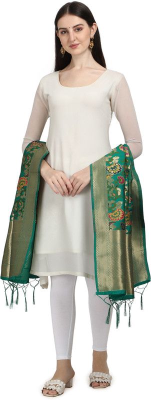 Cotton Silk Printed Multicolor Unisex Dupatta