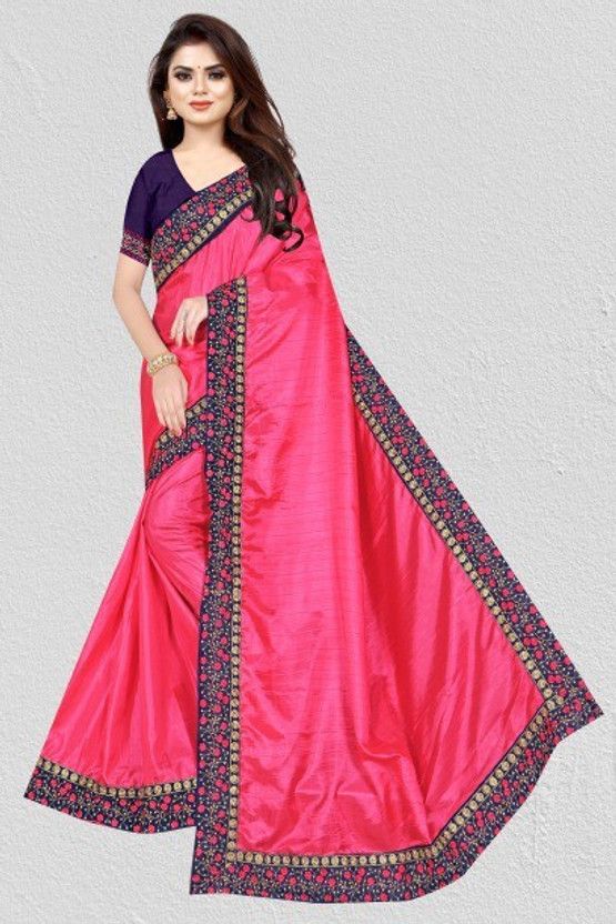 Self Design Bhagalpuri Jute Silk Saree  (Pink)