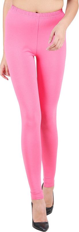 SPIFFY Western Wear Legging  (Pink, Solid)
