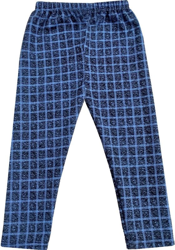 Capri For Girls Casual Checkered Polyester  (Dark Blue Pack of 1)