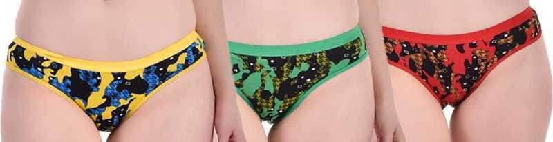 Women Bikini Multicolor Panty
