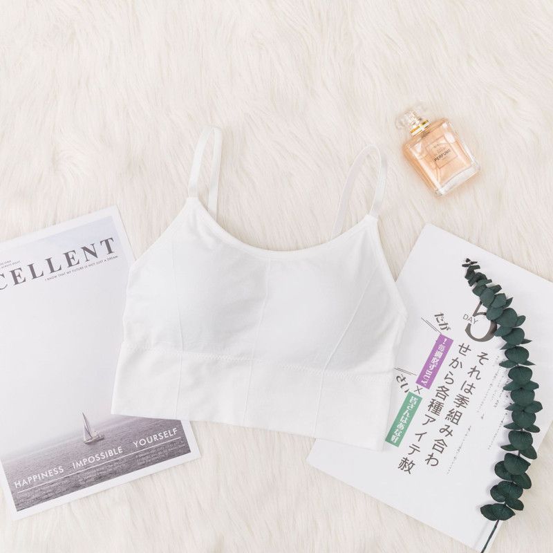 Women Cami Bra Heavily Padded Bra  (White)