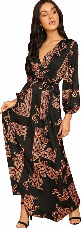 Printed Linen Stitched Anarkali Gown  (Red)