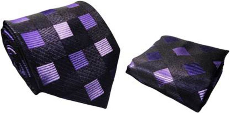 VOICI Checkered Tie  (Pack of 2)