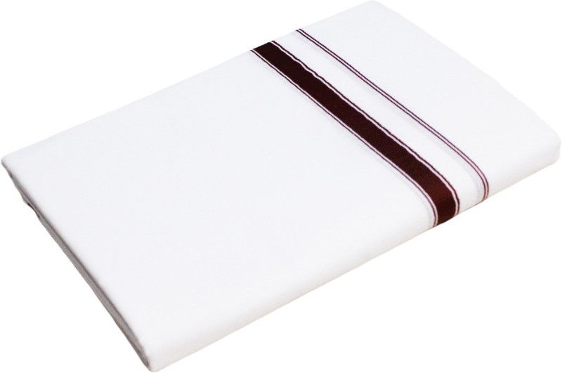 Mr.Lungi 2 Mtr | Combed Cotton Veshti | 1/2'Inch Maroon Border Men Dhoti