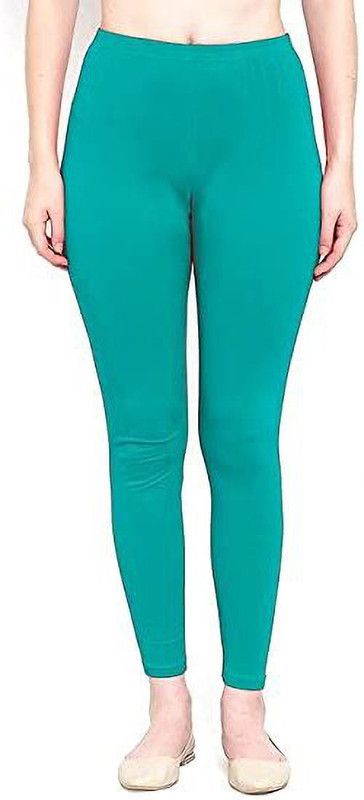 FASHION REVOLUTION Ankle Length Ethnic Wear Legging  (Light Blue, Solid)