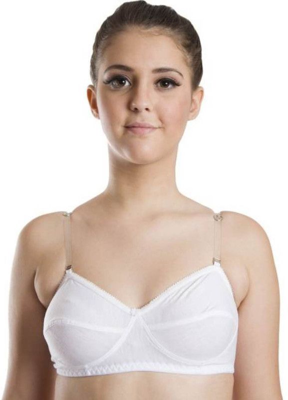 Women Push-up Non Padded Bra  (White)