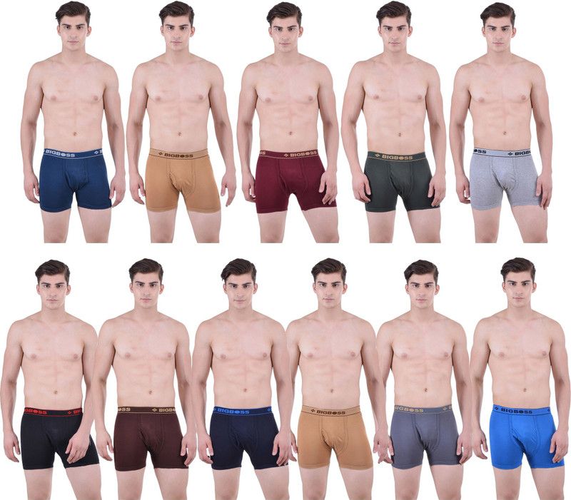 Pack of 11 Solid Men Trunk