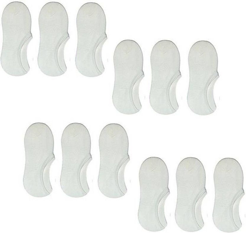 Men & Women Solid Low Cut  (Pack of 12)