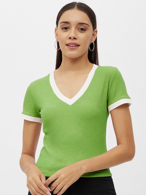 Women Light Green Top