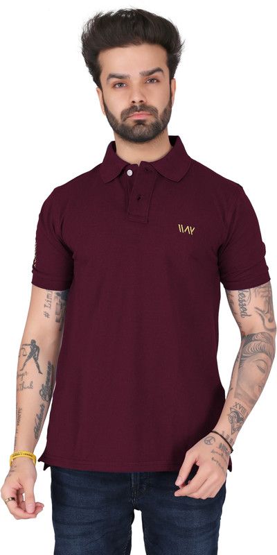 Solid, Printed, Washed Men Green T-Shirt