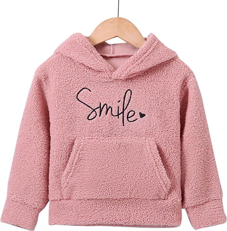 Baby Girls Full Sleeve Printed Hooded Sweatshirt