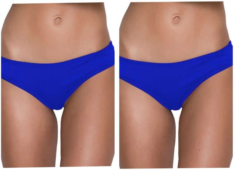 Pack of 2 Women Thong Blue Panty