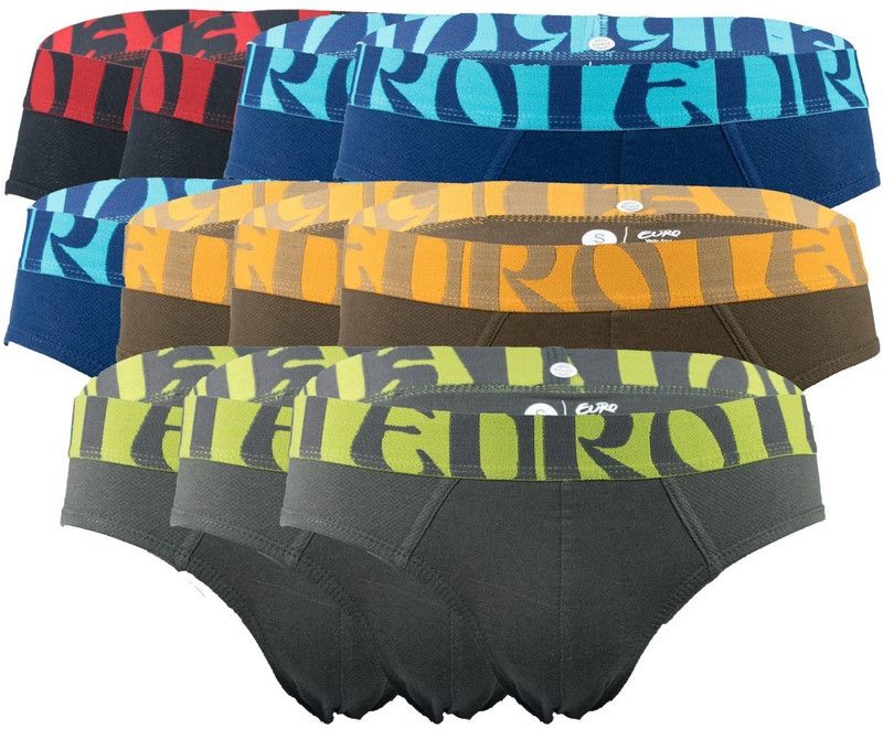 Pack of 11 Colorblock Men Brief
