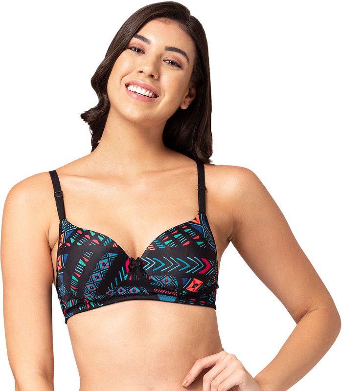 Women Balconette Heavily Padded Bra  (Multicolor)