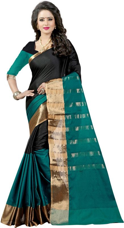 Self Design, Woven Banarasi Handloom Art Silk Saree  (Multicolor)