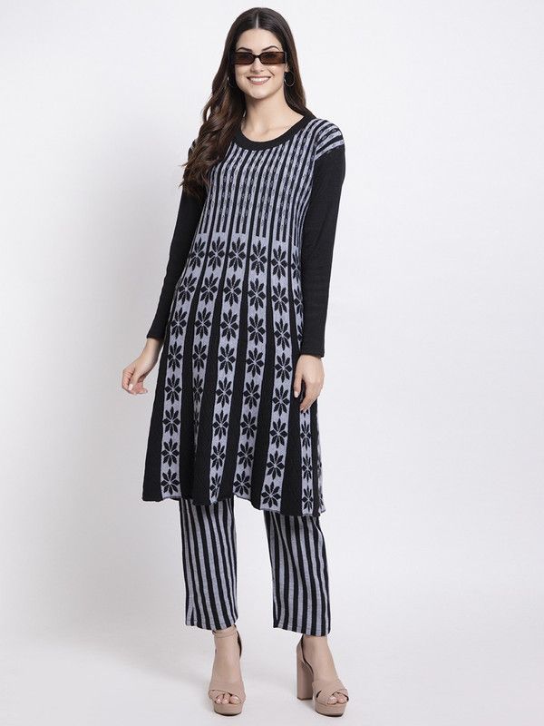 Women Wool Kurta and Pant Set