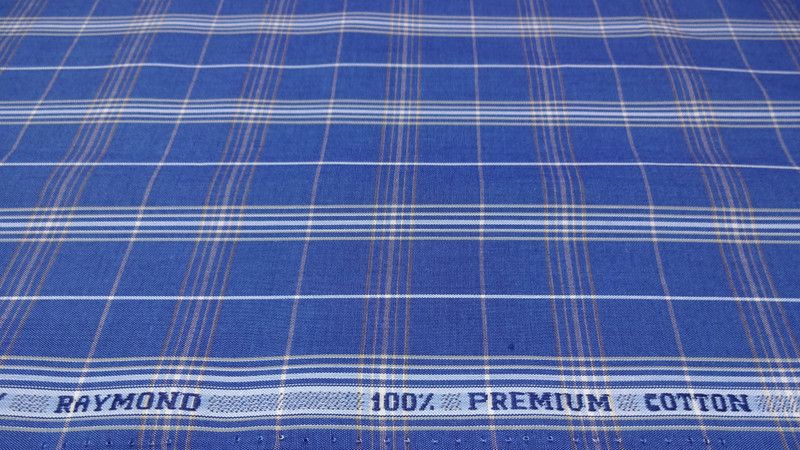 Unstitched Pure Cotton Shirt Fabric Graphic Print