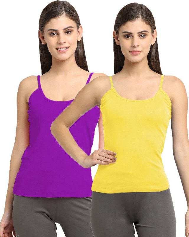 Women Purple, Yellow Camisole