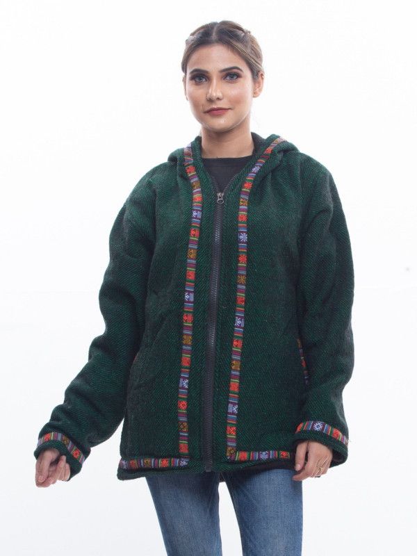 Men & Women Woven Design, Embroidered, Self Design, Striped, Applique Casual Jacket