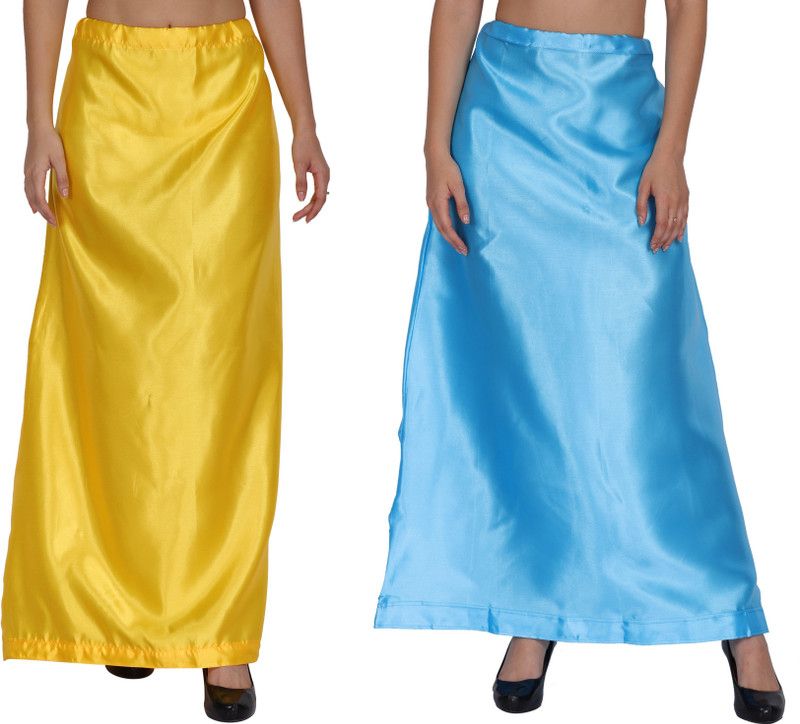 WO AI NI PT02-PT26-Lemon-SeaBlue Satin Blend Petticoat  (Free)