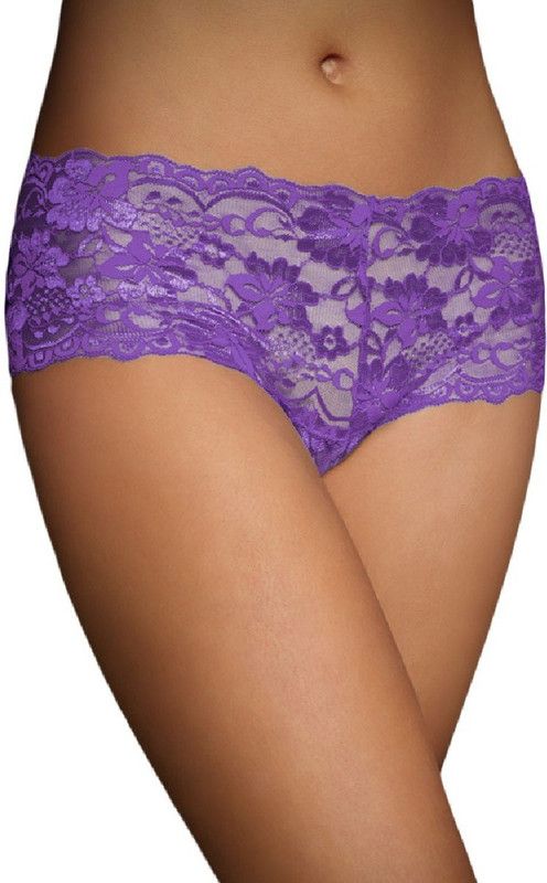 Women Boy Short Purple Panty