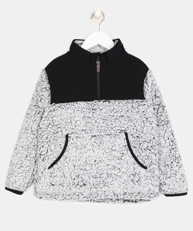 Boys Self Design Sports Jacket