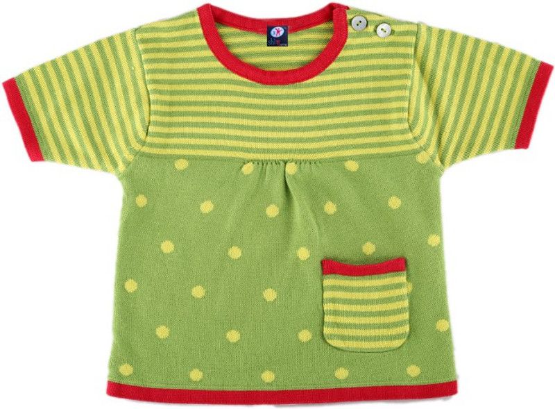 Baby Girls Pure Wool Woollen Top  (Light Green, Pack of 1)