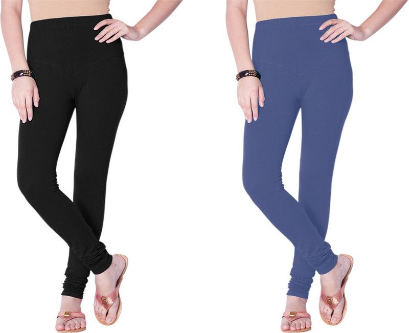 YIGIT Western Wear Legging  (Black, Blue, Solid)