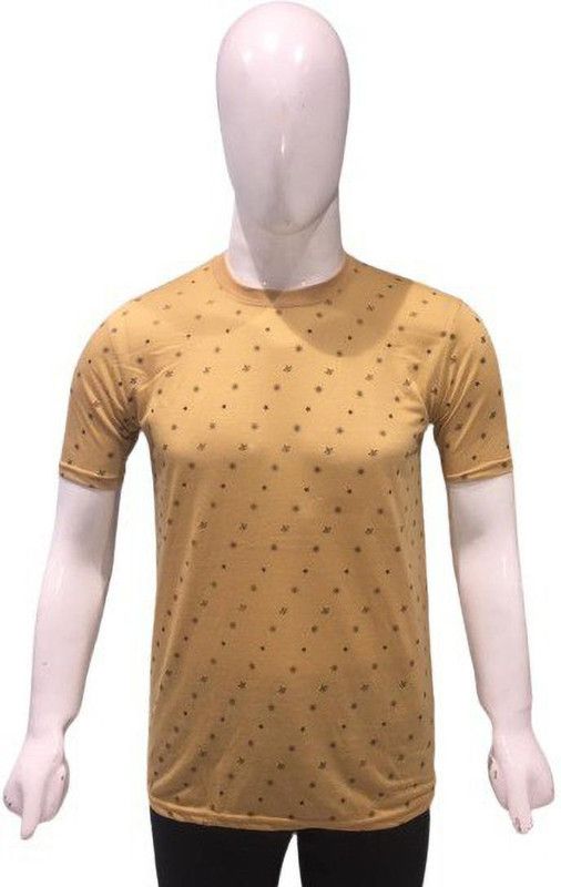 Pack of 3 Halton Hills Mens half sleeves round neck tshirt in Pack of three Men Polka Print Round Neck Polyester Multicolor T-Shirt