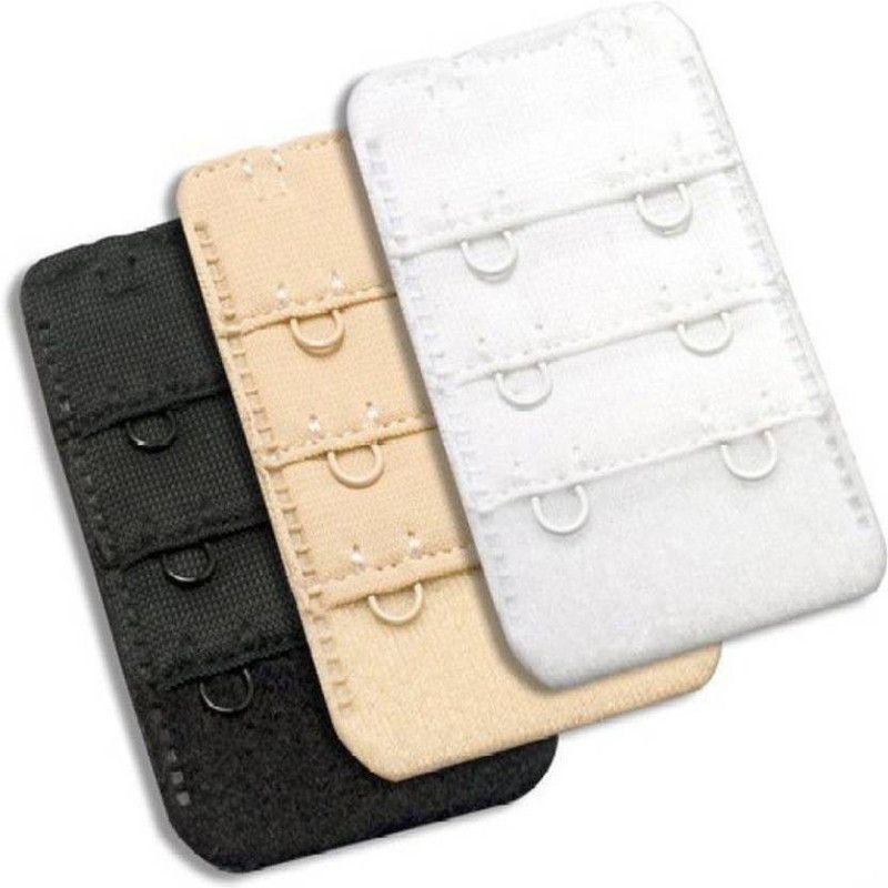 ZAINAKASH ZAWHEXTND01Hook Extender (BLK,WHT,SKN Pack of 3) Bra Charm  (Black, Beige, White)